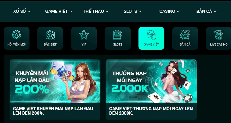 Chương trình khuyến mãi Game Việt thả ga chơi game tại 8DAY